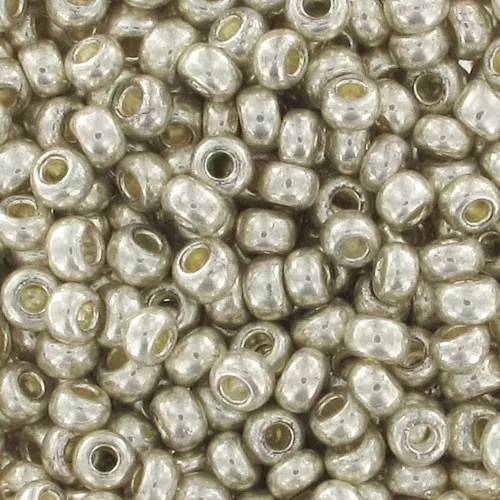 Preciosa Seed beads 9/0 2.5 mm - Silver x250g