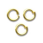 Jumprings open  3x0.6mm Gold tone x200