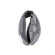 Cauri/Puka Shell for DIY jewelry creation - 12 to 20 mm - Black x1|raw }}