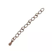 copper tone extension chain 50 to 60mm