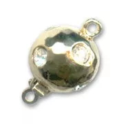 Clasp with PureCrystal strass 10mm Gold tone