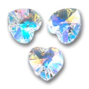 PureCrystal 6228 Heart 14,4x14mm Crystal AB x1