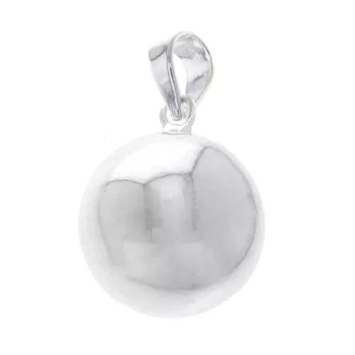 22mm 925 Sterling Silver Bola pendant x1