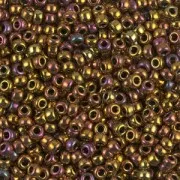 Miyuki Seed beads 11/0 462 - Metallic Gold Iris