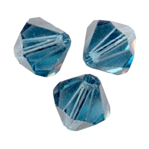PureCrystal 5328 Crystal Bicones 4mm Montana x50