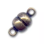 Magnetic clasp 11x5 mm Bronze tone x1