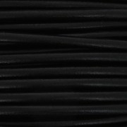 Genuine european leather cord 5.5 mm Black x 1m|raw }}