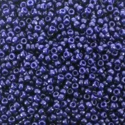 Miyuki Duracoat Seed Beeds 15/0 4494- Opaque Dyed Indigo Navy Blue x8g