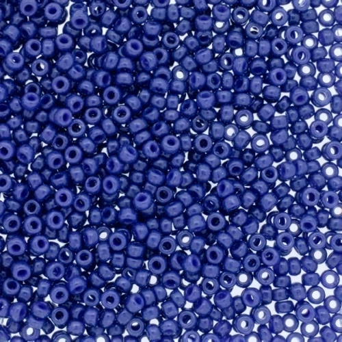 Miyuki Duracoat seed beads 11/0 4493- Opaque Dyed Navy Blue x8g