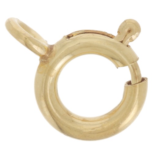 Gold filled 8 mm Spring Clasp with closed loop x1