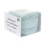 100 % lace crochet yarn - Rico Design - Special Lace - Light Blue x 5g