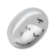 Oval cabochon 18x13mm Dendrite|raw }}