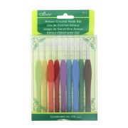 Clover - Amour 9 Crochet Hook Set - For yarn and thread 2 to 6 mm x1|raw }}