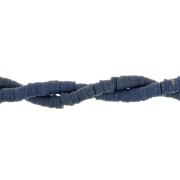 Heishi polymer clay beads 5x1 mm Navy blue x39 cm