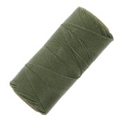 Linhasita waxed thread spool for micro macramé 0.75 mm - Military Green (90) x228m