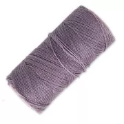Linhasita waxed thread spool for micro macramé 0.75 mm - Mauve (232) x228m