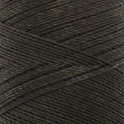 Linhasita waxed thread spool for micro macramé 0.5 mm - Dark khaki (844) x335m