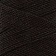 Linhasita waxed thread spool for micro macramé 0.5 mm - Dark Brown (205) x335m