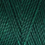 Linhasita waxed thread spool for micro macramé 0.5 mm - Emerald (386) x335m