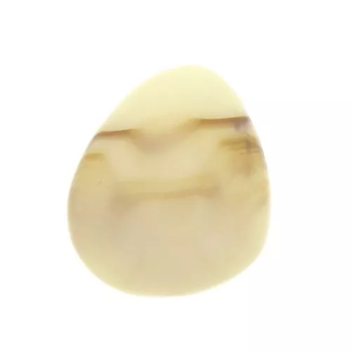 Pear-shaped resin cabochon 18x20 mm to stick - Jaspe Imitation x1