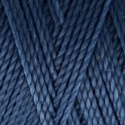 Linhasita waxed thread spool for micro macramé 0.5 mm - Denim (1037) x335m