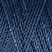 Linhasita waxed thread spool for micro macramé 0.5 mm - Denim (1037) x335m