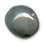 Ceramics bead 20mm Iridescent Grey