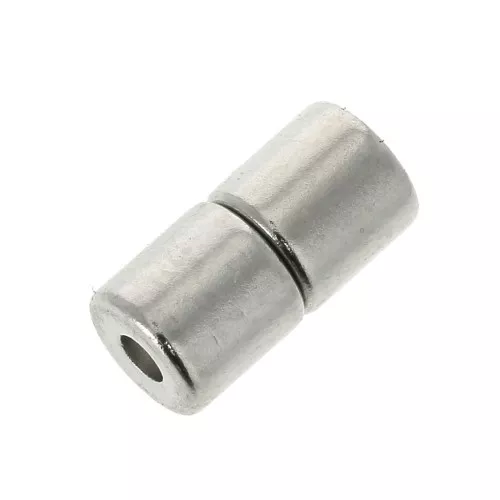 Magnetic clasp 11x5.5 mm Rhodium Tone x1
