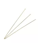 Gold-Filled Head Pins 63x1.9x0.65 mm x10