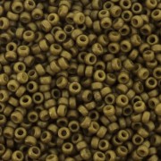 Miyuki Seed Beads 15/0 4491 - Duracoat Opaque Spanish Olive x8 g