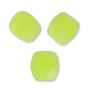 Fire Polished faceted round beads 2.5mm Opaque Anised green x50