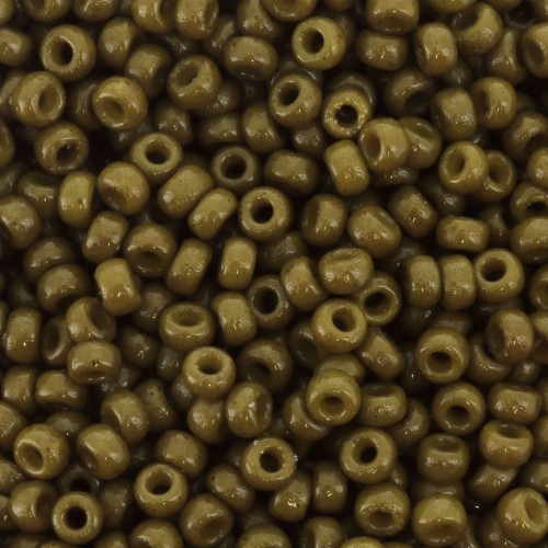 Miyuki Seed beads 11/0 4491 - Duracoat Opaque Spanish Olive x8g