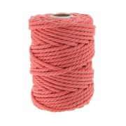 Cord for macrame 5 mm Salmon x 50m