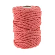 Cord for macrame 5 mm Salmon x 50m