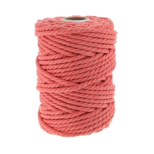 Cord for macrame 5 mm Salmon x 50m