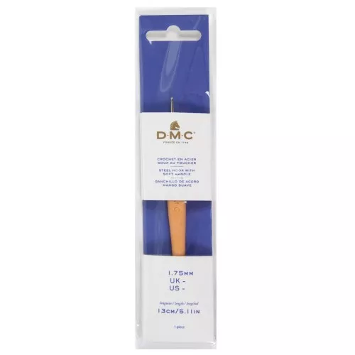 DMC soft handled hook in acier - 1.75 mm - Orange x1