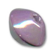 Ceramics bicone 18mm Iridescent Mauve