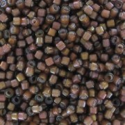 Miyuki Delica 11/0 DB1790 - Sable Brown AB Lined White