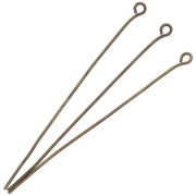 Eye pins 51x0.70 mm - Bronze Tone x 25|raw }}