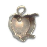 Pendant setting PureCrystal 4800 11x10 mm Bronze-colored|raw }}