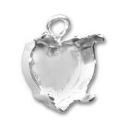 Pendant setting PureCrystal 4800 11x10 mm Silver-colored|raw }}