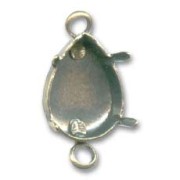 Spacer setting PureCrystal 4320 14x10mm Bronze-colored|raw }}