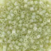 Miyuki Delica 11/0 DB1765 - Opal AB Lined Spkl Celery