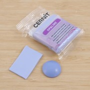 Cernit Polymer clay with ceramic finish - Opaline 56 gr Grey Blue 223 x1