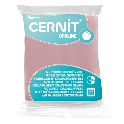 Cernit Polymer clay with ceramic finish - Opaline 56 gr Pink 475 x1