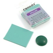 Cernit Polymer clay with ceramic finish - Opaline 56 gr Celadon Green 637 x1