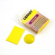 Cernit Polymer clay with ceramic finish - Opaline 56 gr Primary Yellow 717 x1