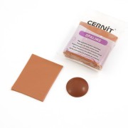 Cernit Polymer clay with ceramic finish - Opaline 56 gr Caramel 807 x1