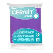Cernit Polymer clay with ceramic finish - Opaline 56 gr Purple 900 x1|raw }}