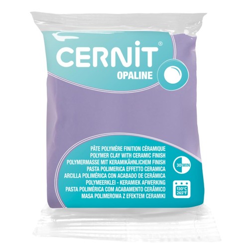 Cernit Polymer clay with ceramic finish - Opaline 56 gr Lilac 931 x1